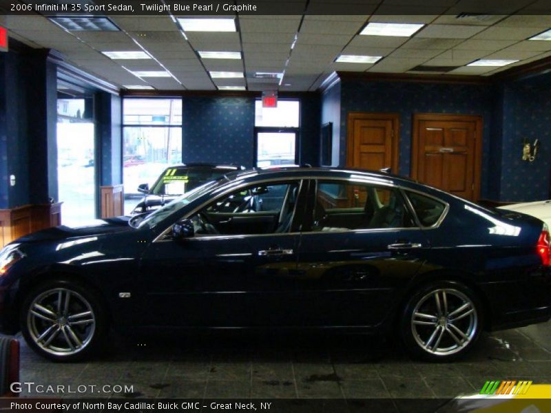 Twilight Blue Pearl / Graphite 2006 Infiniti M 35 Sport Sedan