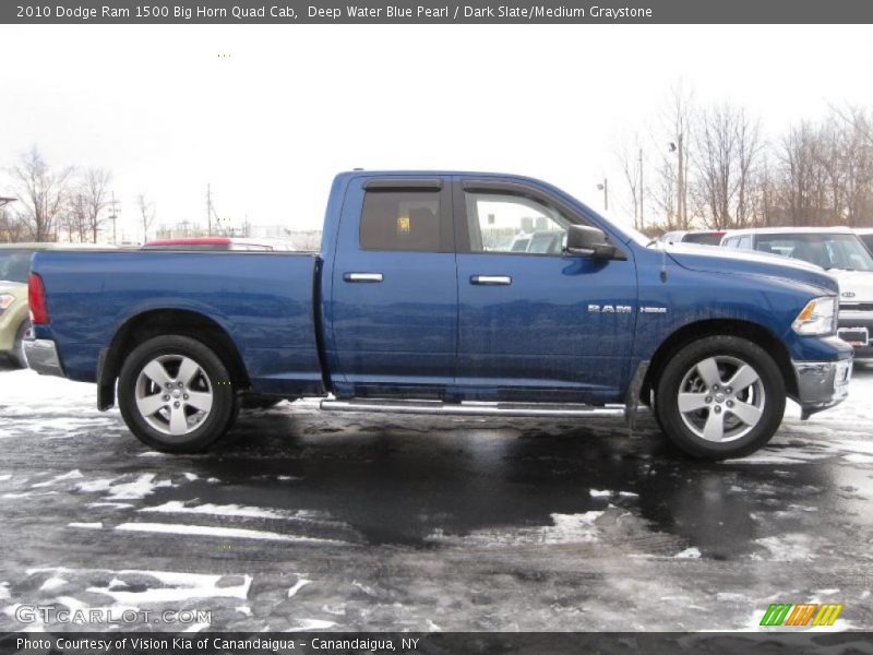 Deep Water Blue Pearl / Dark Slate/Medium Graystone 2010 Dodge Ram 1500 Big Horn Quad Cab