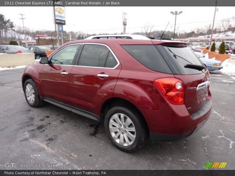 Cardinal Red Metallic / Jet Black 2011 Chevrolet Equinox LTZ AWD