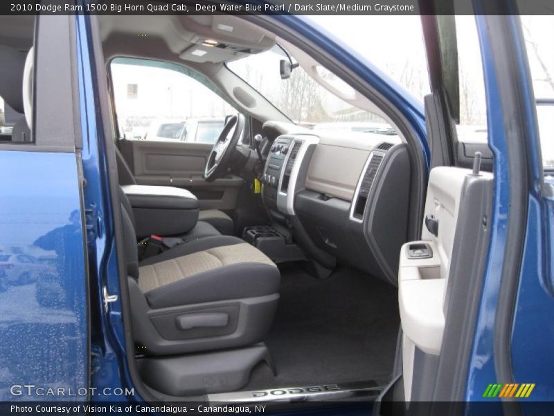Deep Water Blue Pearl / Dark Slate/Medium Graystone 2010 Dodge Ram 1500 Big Horn Quad Cab