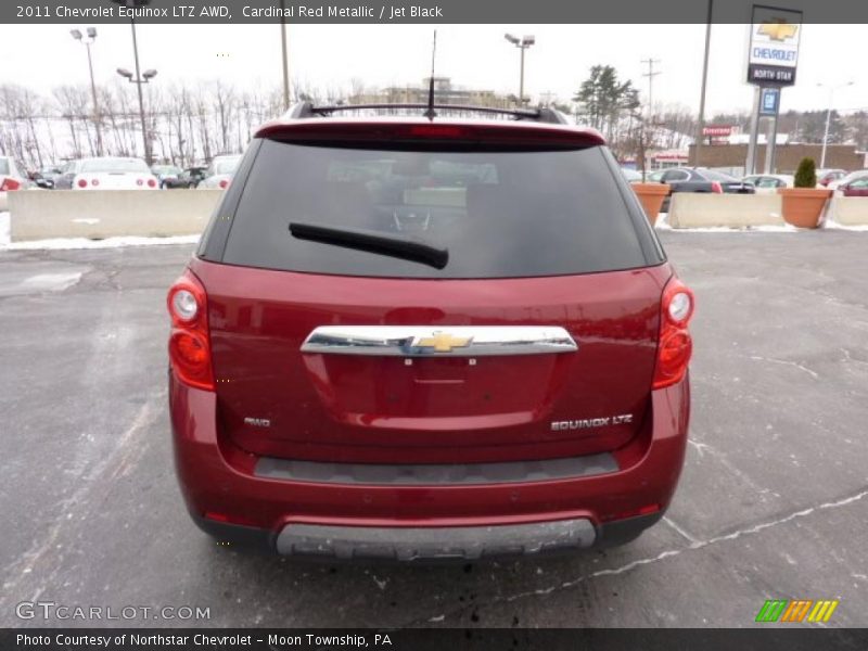 Cardinal Red Metallic / Jet Black 2011 Chevrolet Equinox LTZ AWD