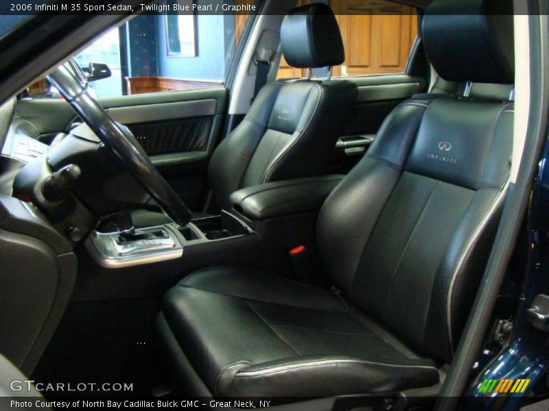 Twilight Blue Pearl / Graphite 2006 Infiniti M 35 Sport Sedan