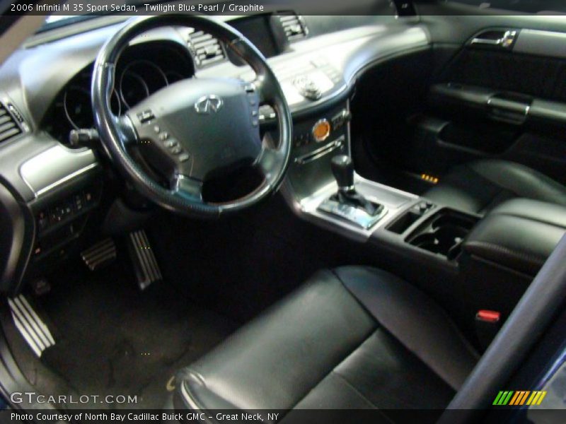 Twilight Blue Pearl / Graphite 2006 Infiniti M 35 Sport Sedan