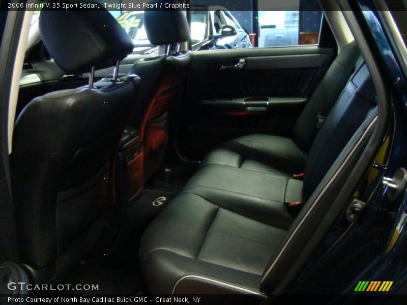 Twilight Blue Pearl / Graphite 2006 Infiniti M 35 Sport Sedan