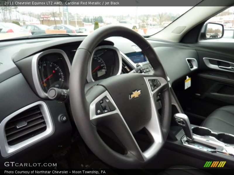 Cardinal Red Metallic / Jet Black 2011 Chevrolet Equinox LTZ AWD