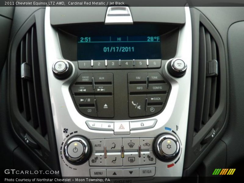 Controls of 2011 Equinox LTZ AWD