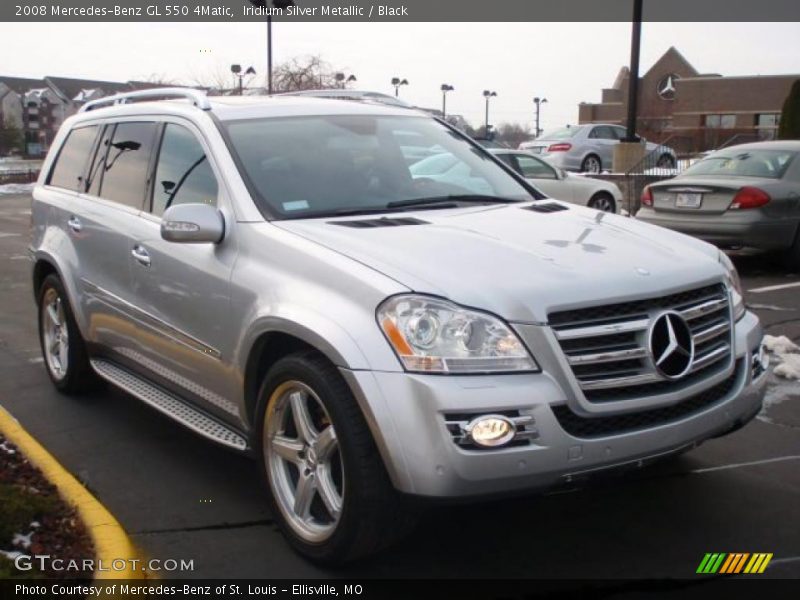 Iridium Silver Metallic / Black 2008 Mercedes-Benz GL 550 4Matic