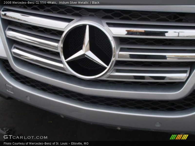 Iridium Silver Metallic / Black 2008 Mercedes-Benz GL 550 4Matic