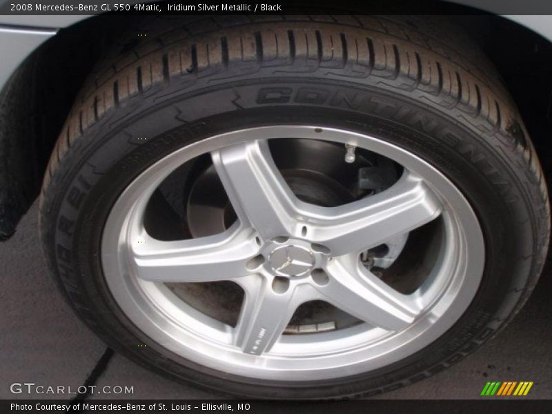 Iridium Silver Metallic / Black 2008 Mercedes-Benz GL 550 4Matic