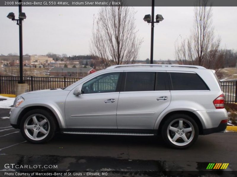 Iridium Silver Metallic / Black 2008 Mercedes-Benz GL 550 4Matic