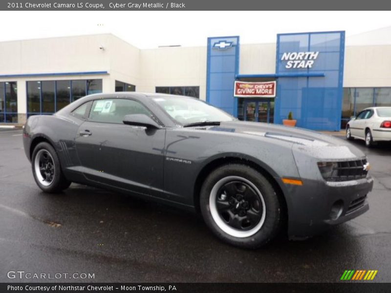 Cyber Gray Metallic / Black 2011 Chevrolet Camaro LS Coupe