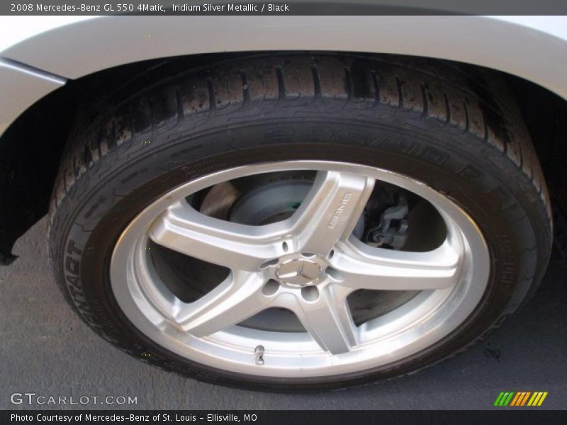 Iridium Silver Metallic / Black 2008 Mercedes-Benz GL 550 4Matic