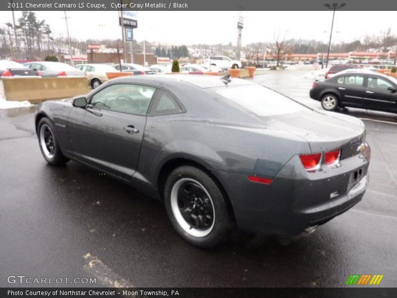 Cyber Gray Metallic / Black 2011 Chevrolet Camaro LS Coupe