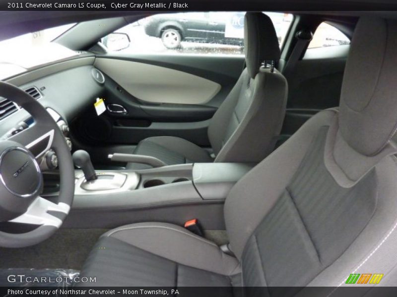 Cyber Gray Metallic / Black 2011 Chevrolet Camaro LS Coupe