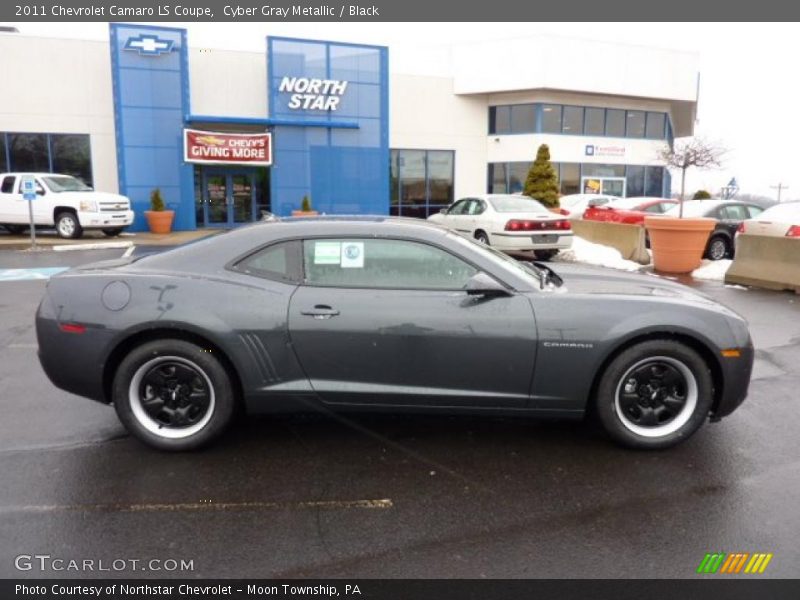 Cyber Gray Metallic / Black 2011 Chevrolet Camaro LS Coupe