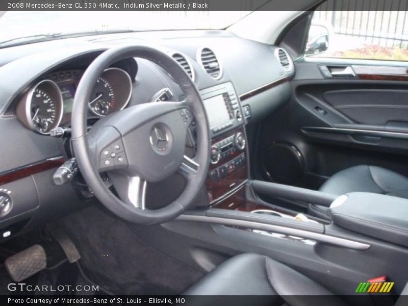 Iridium Silver Metallic / Black 2008 Mercedes-Benz GL 550 4Matic
