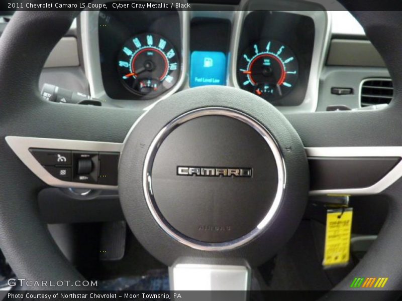 Cyber Gray Metallic / Black 2011 Chevrolet Camaro LS Coupe