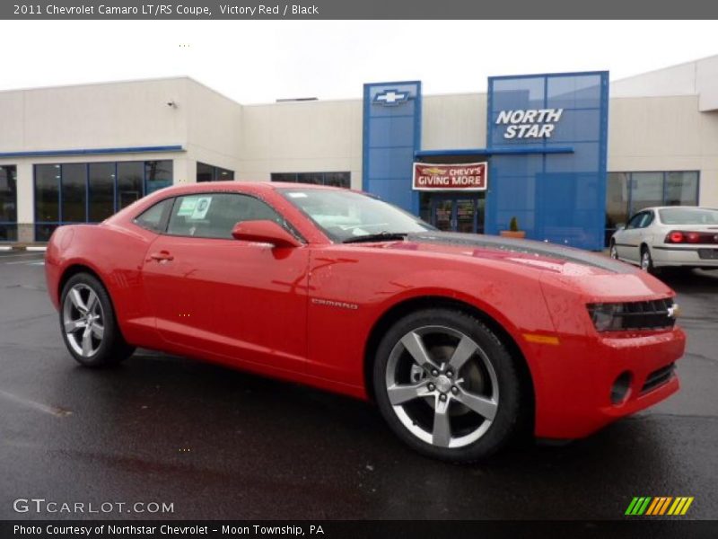 Victory Red / Black 2011 Chevrolet Camaro LT/RS Coupe