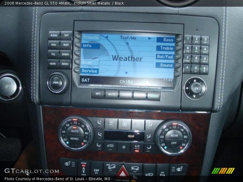 Iridium Silver Metallic / Black 2008 Mercedes-Benz GL 550 4Matic