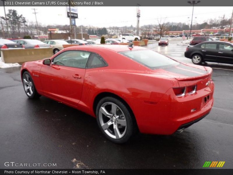 Victory Red / Black 2011 Chevrolet Camaro LT/RS Coupe