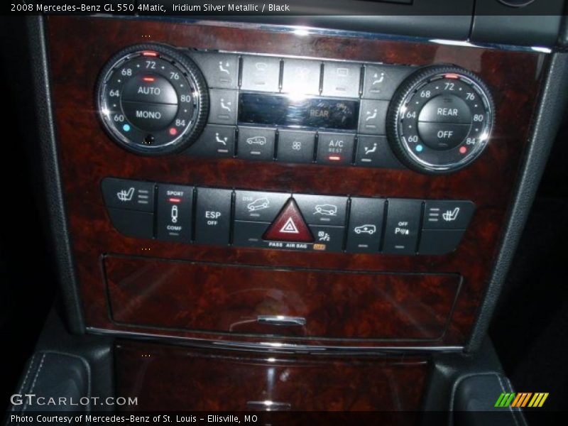 Iridium Silver Metallic / Black 2008 Mercedes-Benz GL 550 4Matic