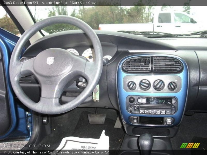 Atlantic Blue Pearl / Dark Slate Gray 2003 Dodge Neon SXT