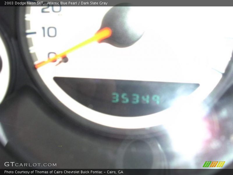 Atlantic Blue Pearl / Dark Slate Gray 2003 Dodge Neon SXT