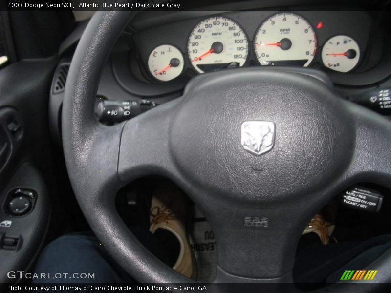 Atlantic Blue Pearl / Dark Slate Gray 2003 Dodge Neon SXT
