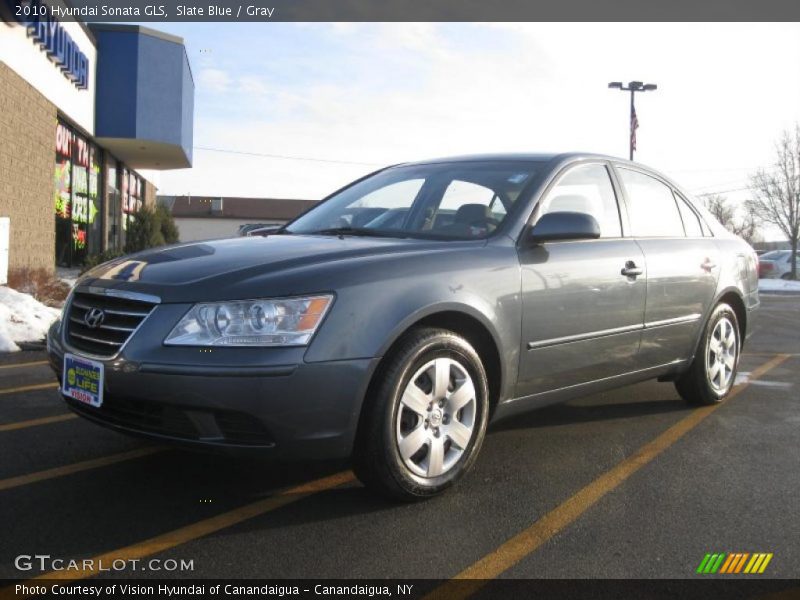Slate Blue / Gray 2010 Hyundai Sonata GLS