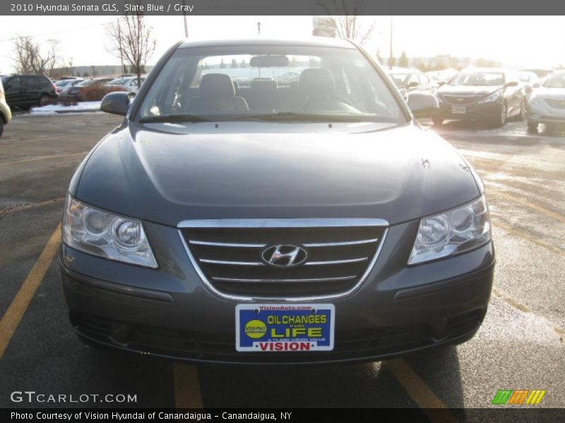 Slate Blue / Gray 2010 Hyundai Sonata GLS