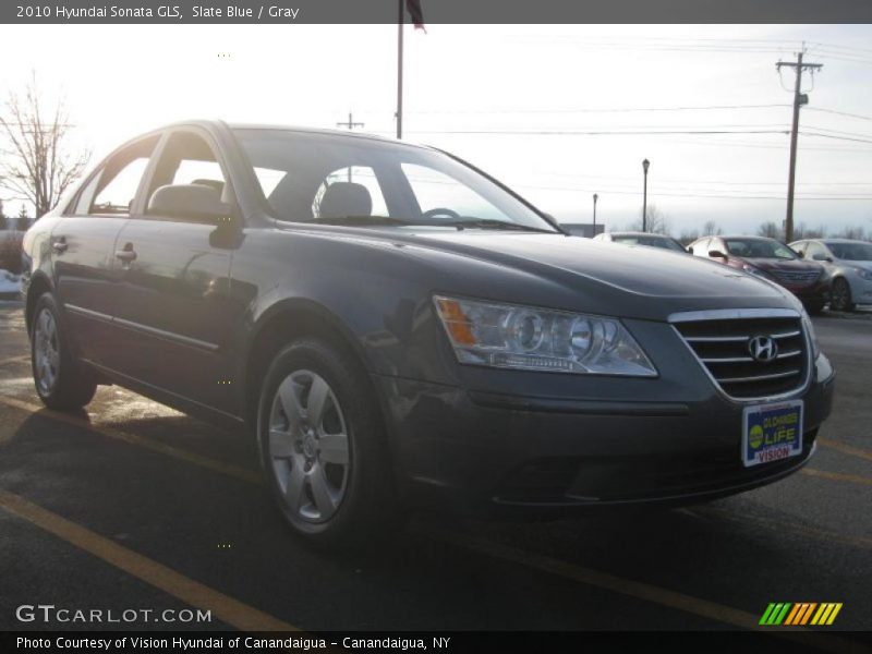 Slate Blue / Gray 2010 Hyundai Sonata GLS