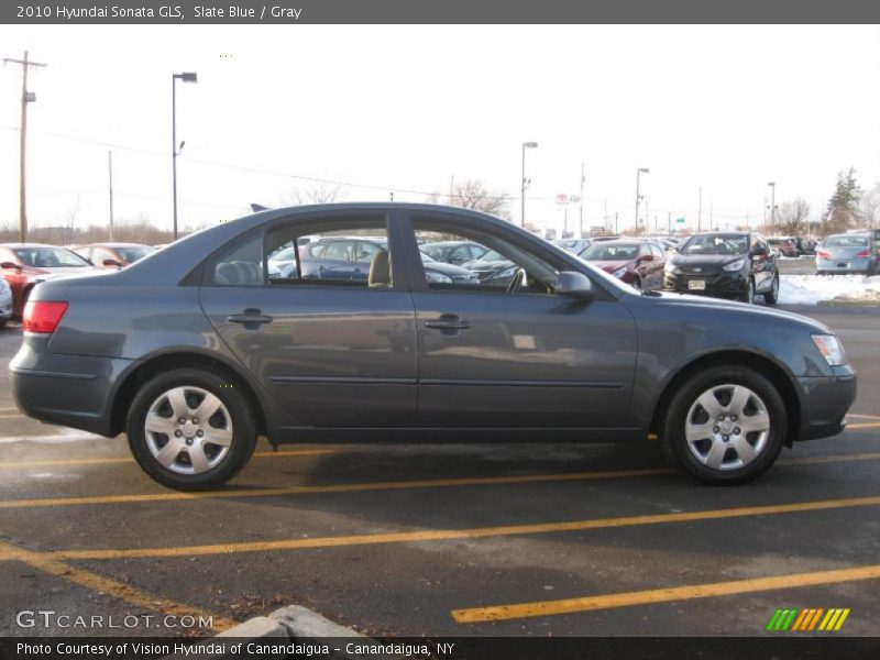 Slate Blue / Gray 2010 Hyundai Sonata GLS