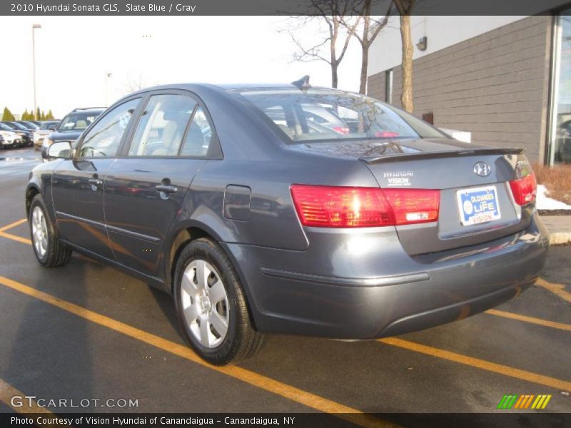 Slate Blue / Gray 2010 Hyundai Sonata GLS