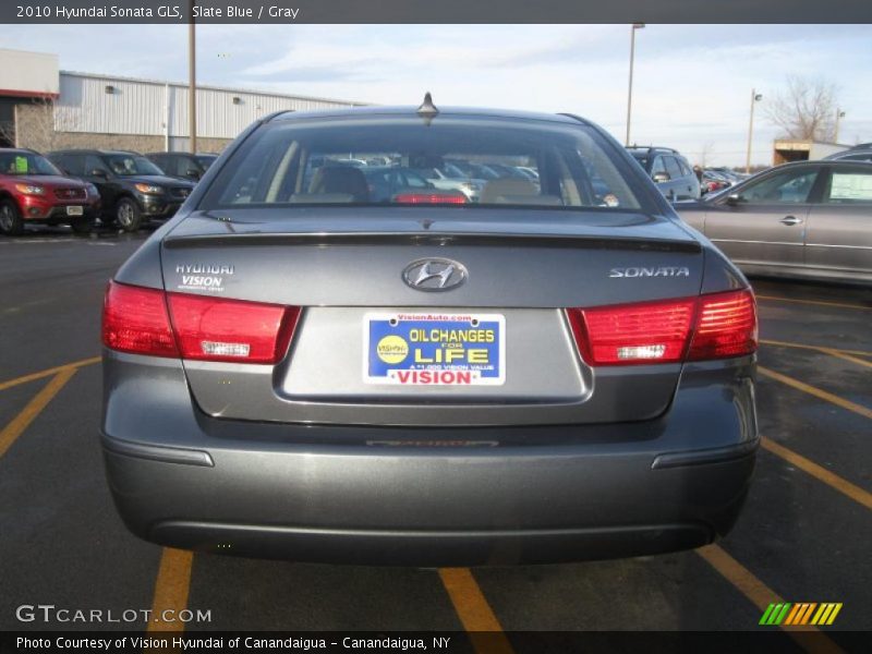 Slate Blue / Gray 2010 Hyundai Sonata GLS