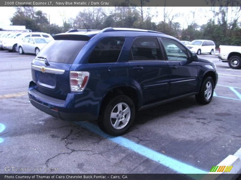 Navy Blue Metallic / Dark Gray 2008 Chevrolet Equinox LT