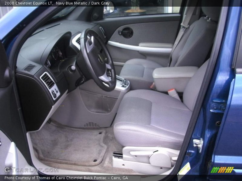 Navy Blue Metallic / Dark Gray 2008 Chevrolet Equinox LT