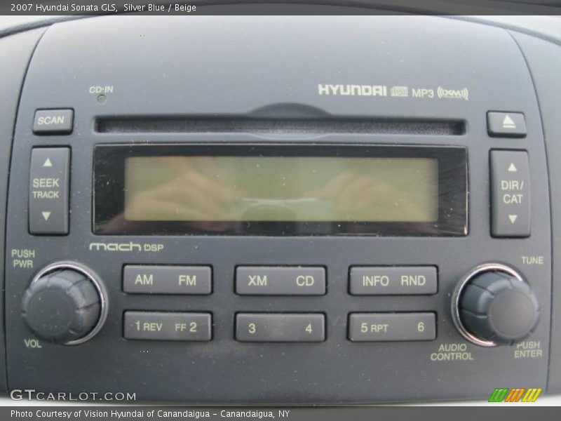 Silver Blue / Beige 2007 Hyundai Sonata GLS