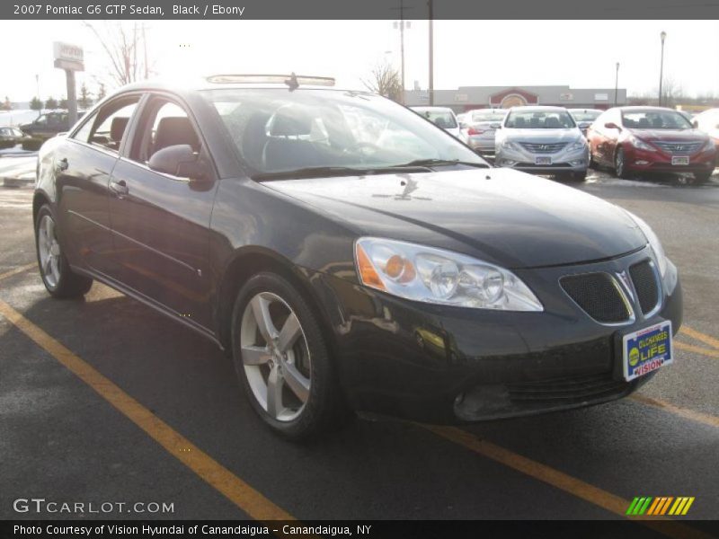 Black / Ebony 2007 Pontiac G6 GTP Sedan