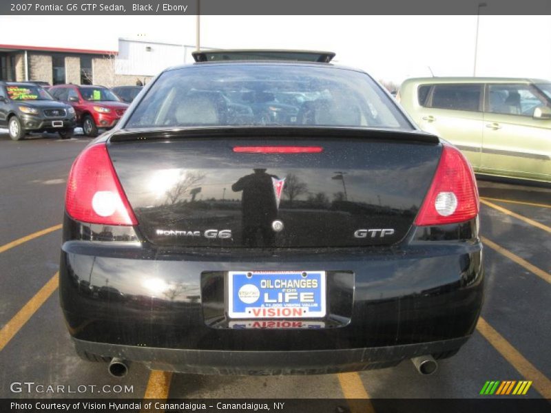 Black / Ebony 2007 Pontiac G6 GTP Sedan