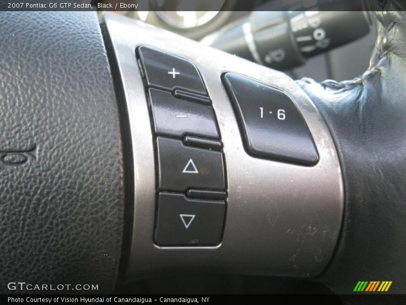 Black / Ebony 2007 Pontiac G6 GTP Sedan