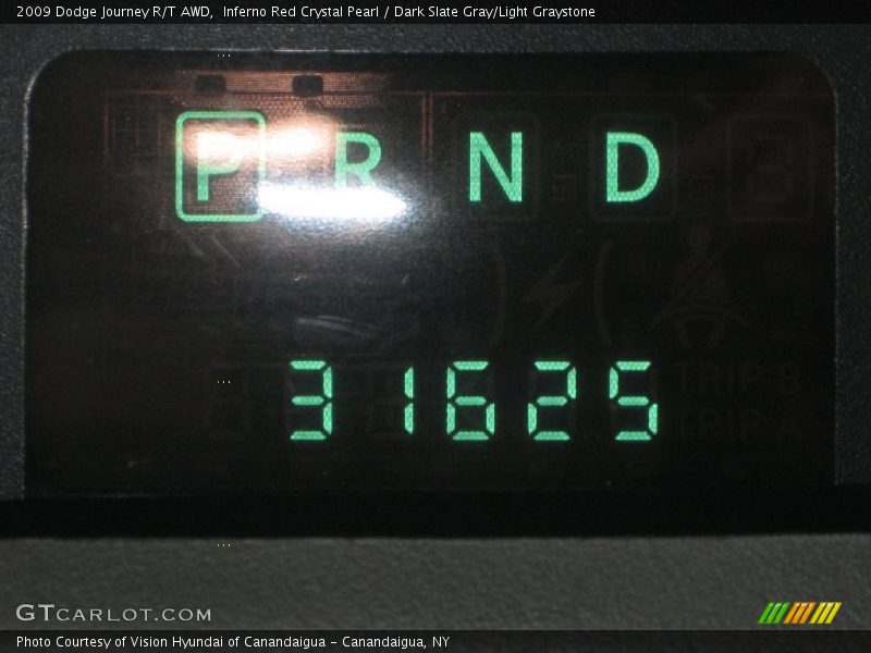 Inferno Red Crystal Pearl / Dark Slate Gray/Light Graystone 2009 Dodge Journey R/T AWD