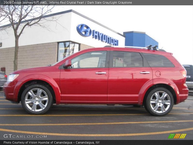  2009 Journey R/T AWD Inferno Red Crystal Pearl