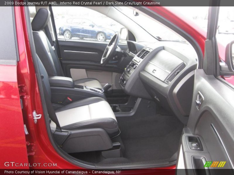 Inferno Red Crystal Pearl / Dark Slate Gray/Light Graystone 2009 Dodge Journey R/T AWD