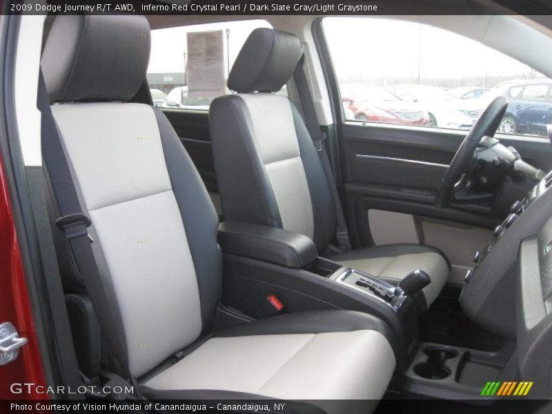  2009 Journey R/T AWD Dark Slate Gray/Light Graystone Interior