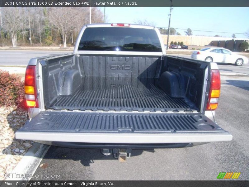 Pewter Metallic / Neutral 2001 GMC Sierra 1500 C3 Extended Cab 4WD