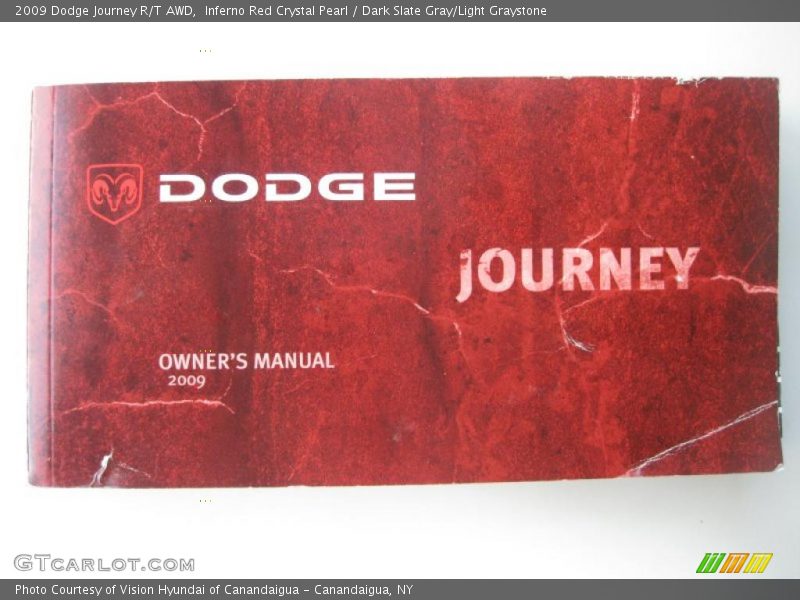 Inferno Red Crystal Pearl / Dark Slate Gray/Light Graystone 2009 Dodge Journey R/T AWD