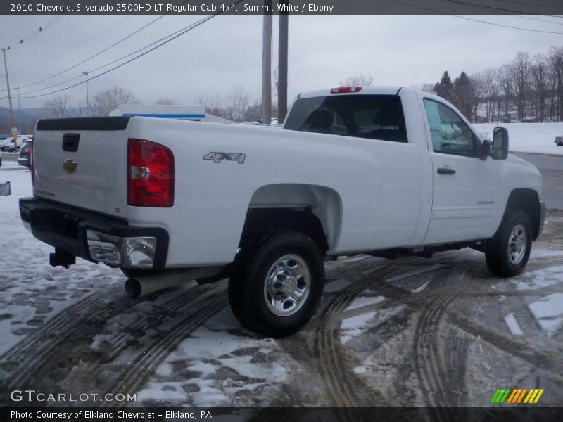 Summit White / Ebony 2010 Chevrolet Silverado 2500HD LT Regular Cab 4x4