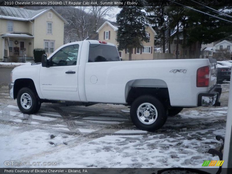 Summit White / Ebony 2010 Chevrolet Silverado 2500HD LT Regular Cab 4x4