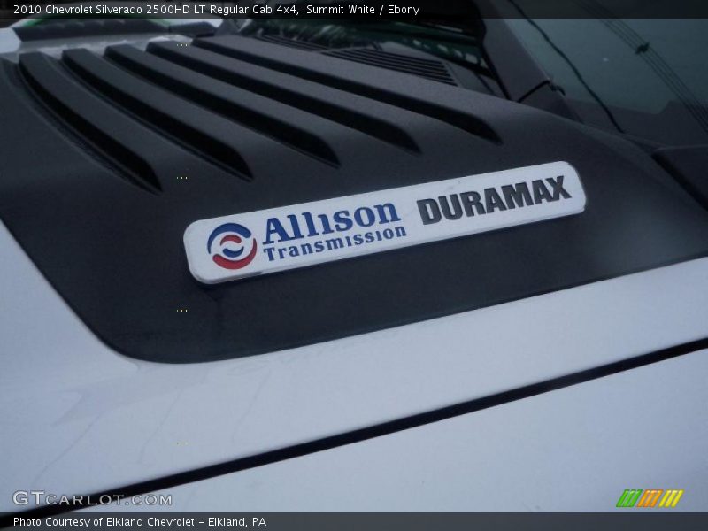 Summit White / Ebony 2010 Chevrolet Silverado 2500HD LT Regular Cab 4x4