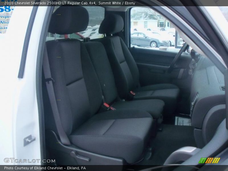 Summit White / Ebony 2010 Chevrolet Silverado 2500HD LT Regular Cab 4x4
